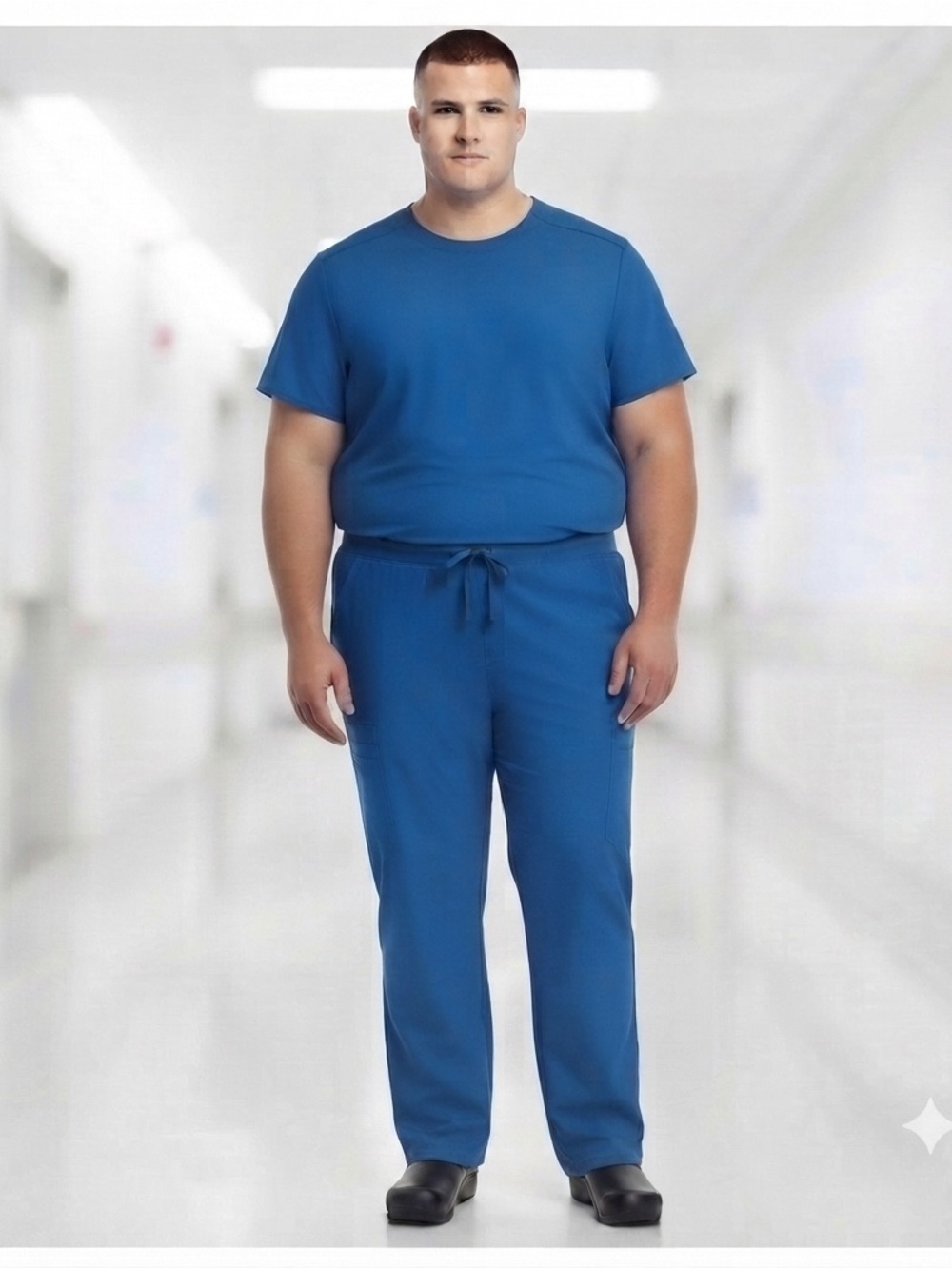 koi Basics Luke Men's 7-Pocket Stretch Scrub Pants